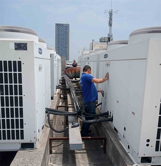 斗门中央空调制热和不制冷系统维修方法