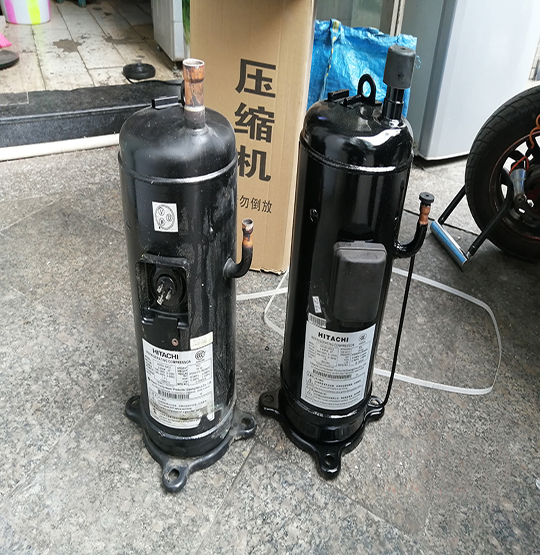 斗门中央空调压缩机的更换维修